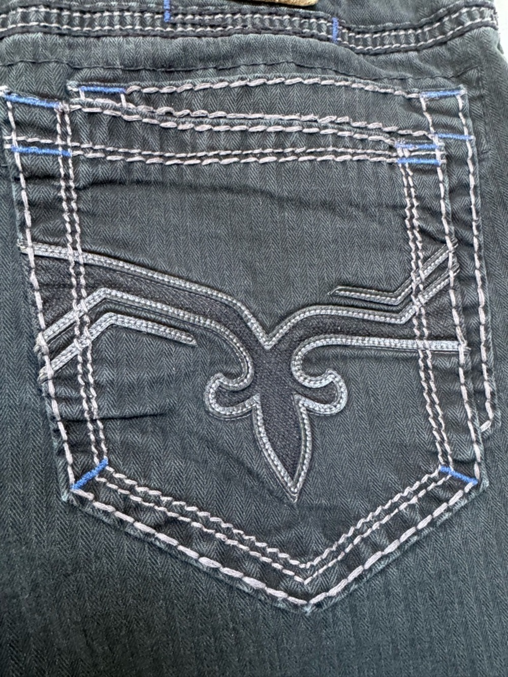 Rock Revival Men's Black Jeans - Picture 6 of 16